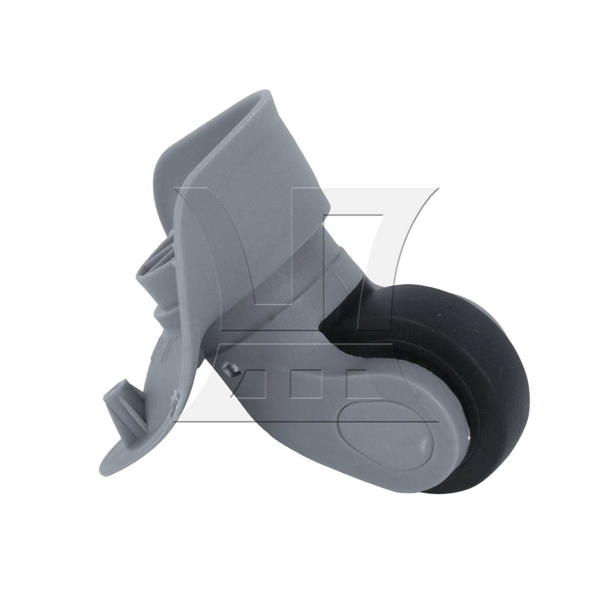 BQLZR 2Pieces Grey Plastic DIY Luggage Swivel Wheel 9.1cmx9.7x4.9cm BQLZR