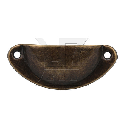 BQLZR Green Semicircle Shape Vintage Drawer Pull Handle with Screws BQLZR