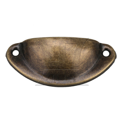 BQLZR Green Semicircle Shape Vintage Drawer Pull Handle with Screws BQLZR