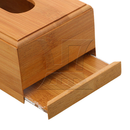 BQLZR 230MM BQLZR Draw-out Type Home Office Bamboo Case Cover Holder