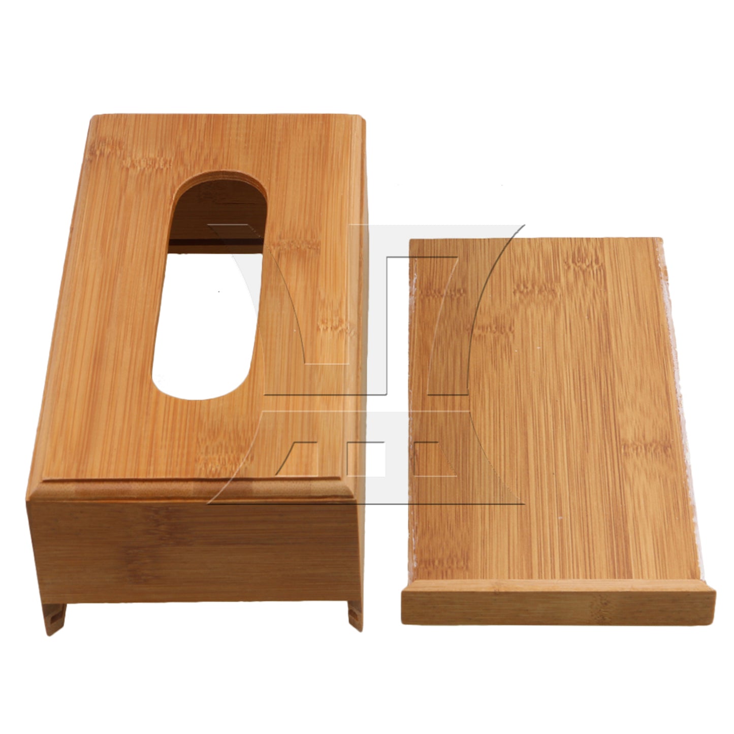 BQLZR 230MM BQLZR Draw-out Type Home Office Bamboo Case Cover Holder