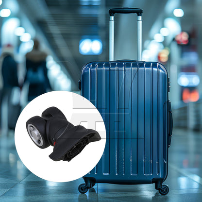 BQLZR Black 10.8x9.9x4.7cm Left & Right Luggage Suitcase Wheels DIY