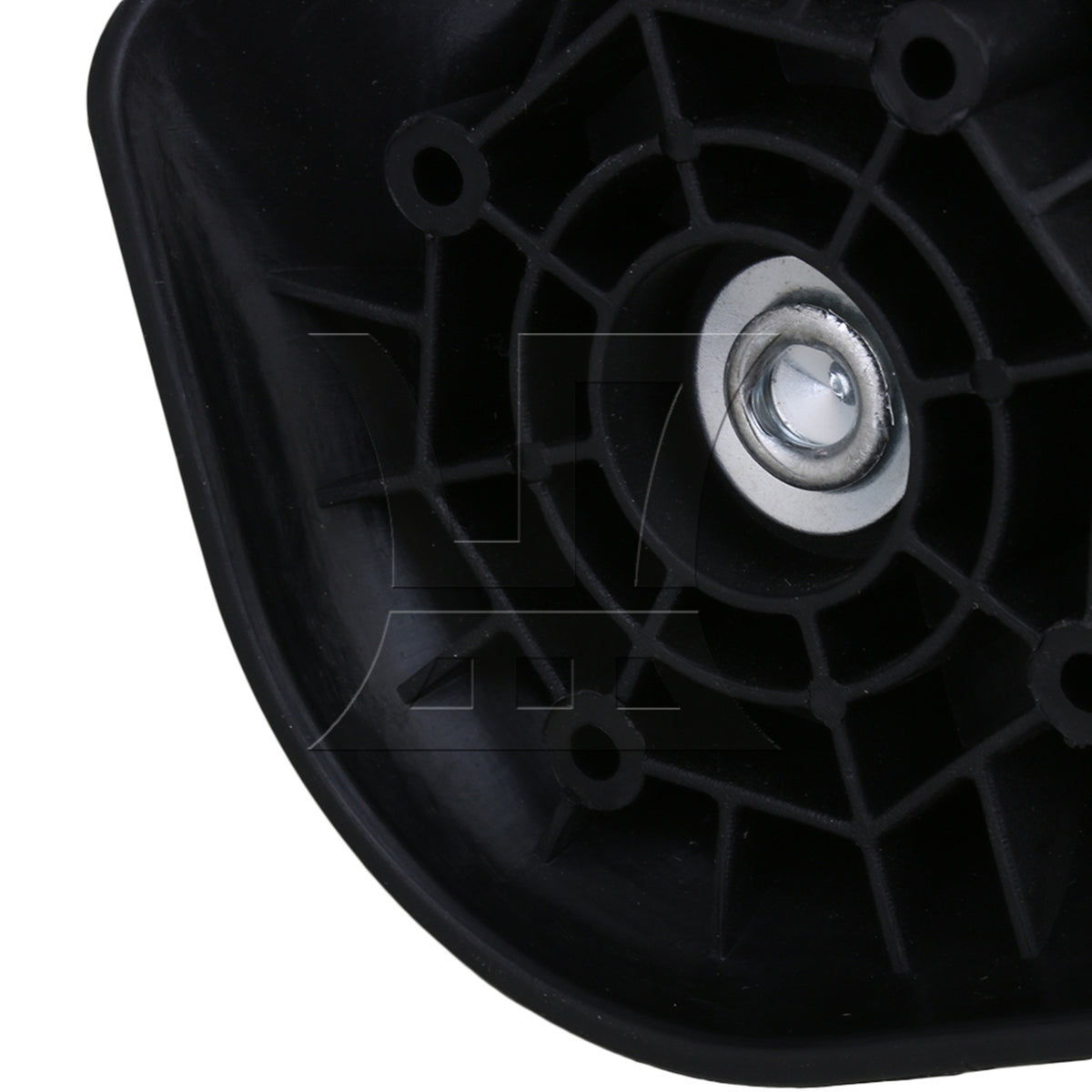 BQLZR Black 10.8x9.9x4.7cm Left & Right Luggage Suitcase Wheels DIY