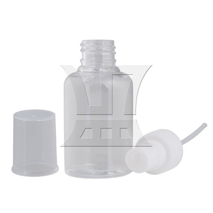 BQLZR  White Transparent Plastic Perfume Atomizer Empty Spray Bottle 50ml