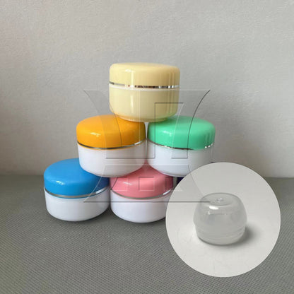 BQLZR 20x Plastic Pot Jars Empty Eyeshadow Lip Balm Container 20g