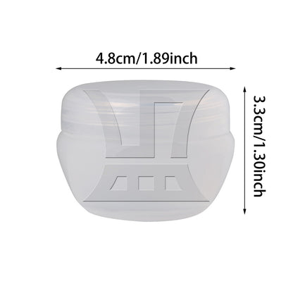 BQLZR 20x Plastic Pot Jars Empty Eyeshadow Lip Balm Container 20g