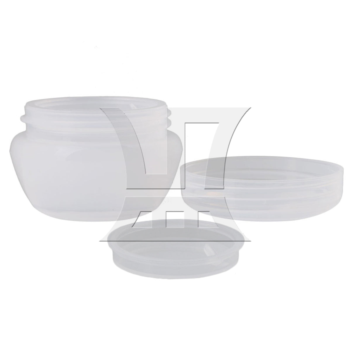 BQLZR 20x Plastic Pot Jars Empty Eyeshadow Lip Balm Container 20g