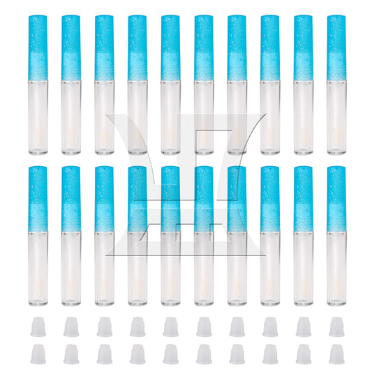 BQLZR 20Pcs 1.3ml Empty Lip Gloss Tube Lip Balm Bottle Container Makeup Tools