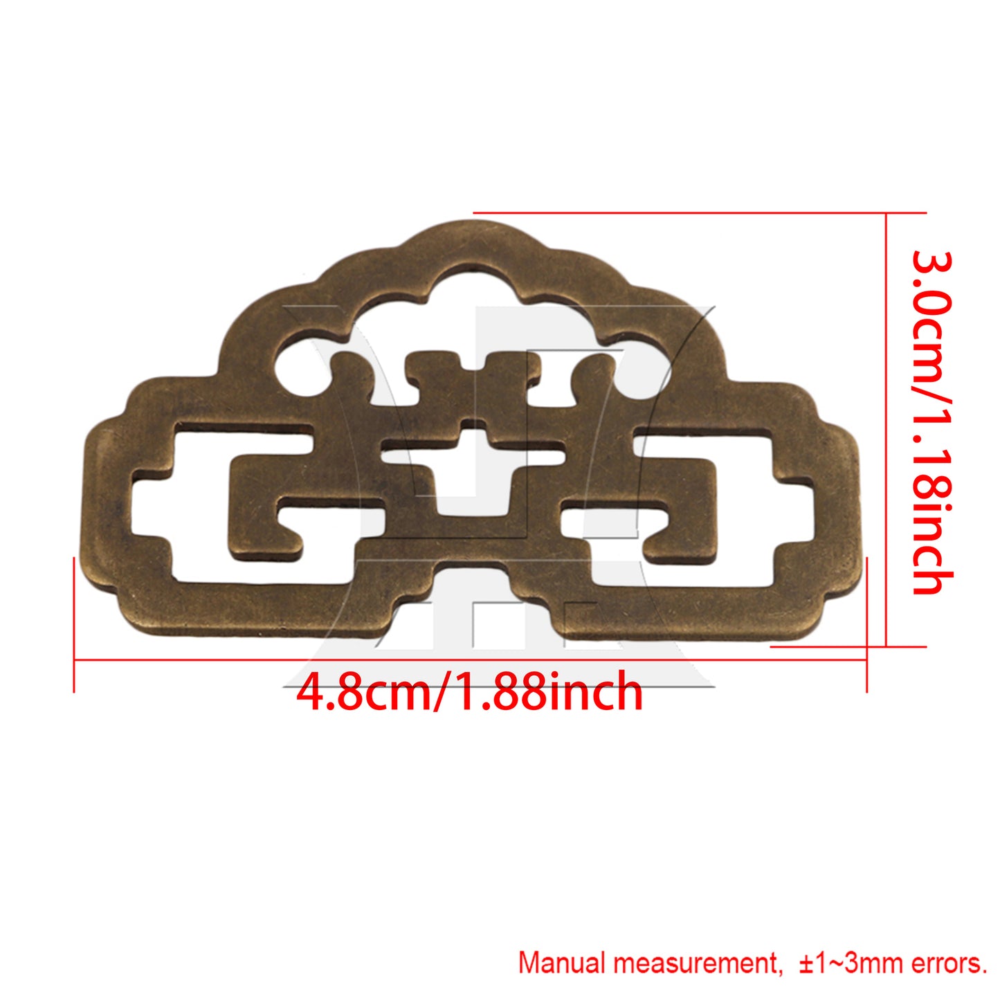 BQLZR 4.8cmx3cm Antique Classical Painting Hanger Hanging Hook