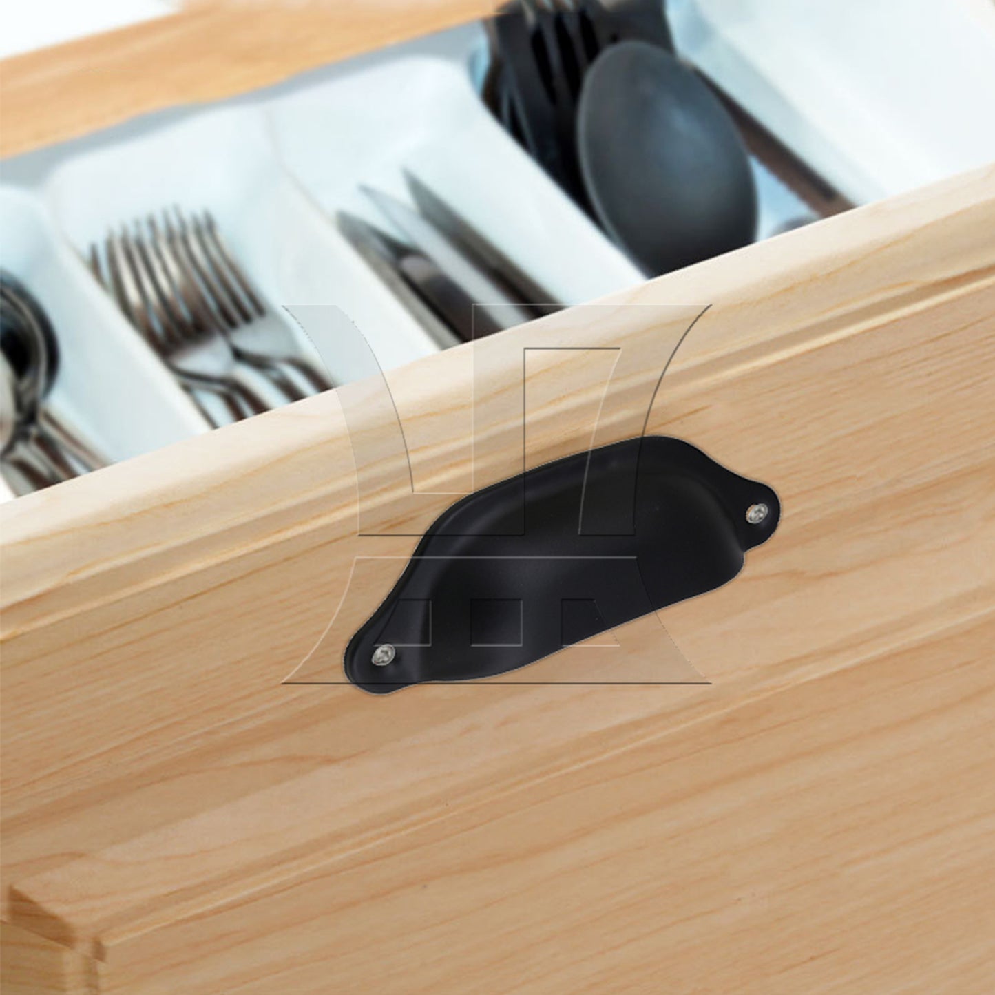 BQLZR Semicircle Shape Furniture Hardware Pull Handle for Cabinet Drawer