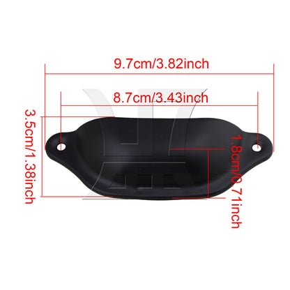 BQLZR Semicircle Shape Furniture Hardware Pull Handle for Cabinet Drawer