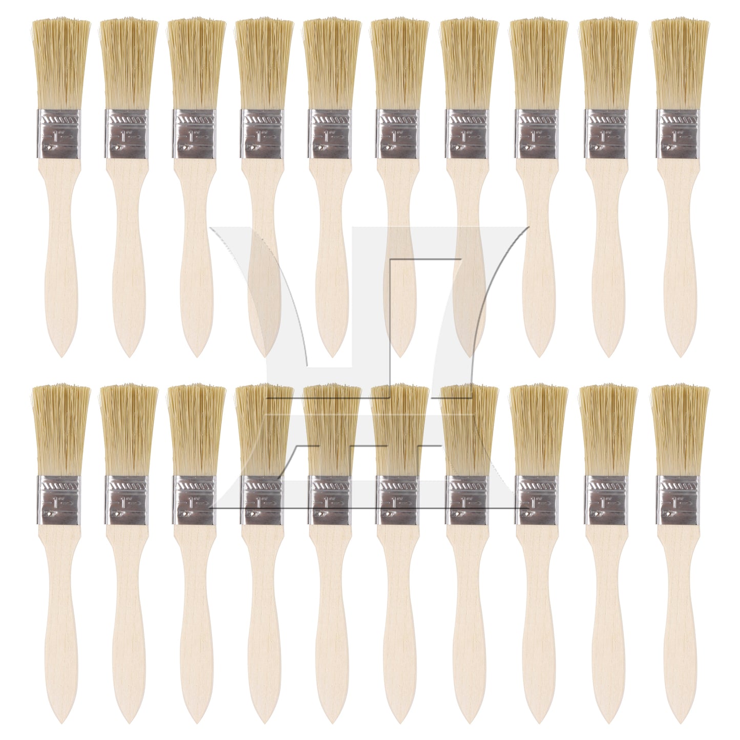 BQLZR Chip Paint Brush w/ Thickened Wood Handle for Home Decoration 1"