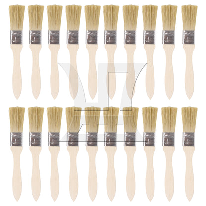 BQLZR Chip Paint Brush w/ Thickened Wood Handle for Home Decoration 1"