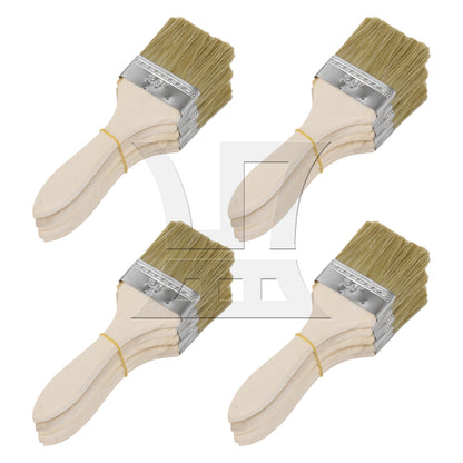 BQLZR Chip Paint Brush with Wooden Handle 2.5" Soft Craft Brushes for DIY