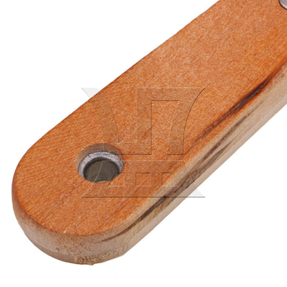 BQLZR Wooden Handle Stainless Steel Putty Heat-treated 1.5inch