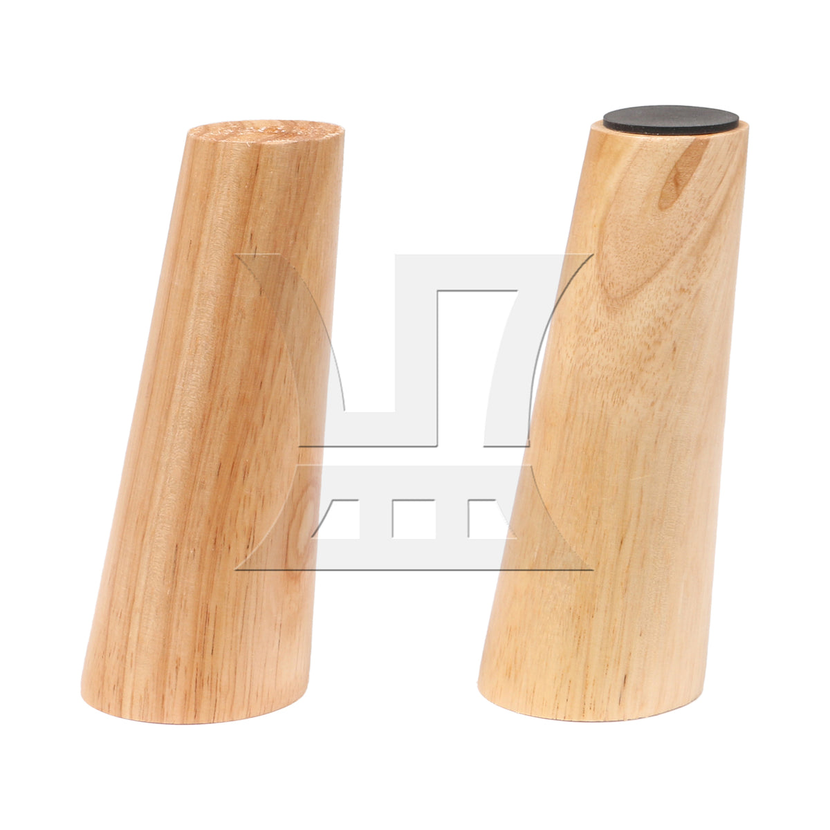 BQLZR 4 Pieces Wooden Furniture Leg Bed Table Feet for Home Sofa 150mm Wood Color