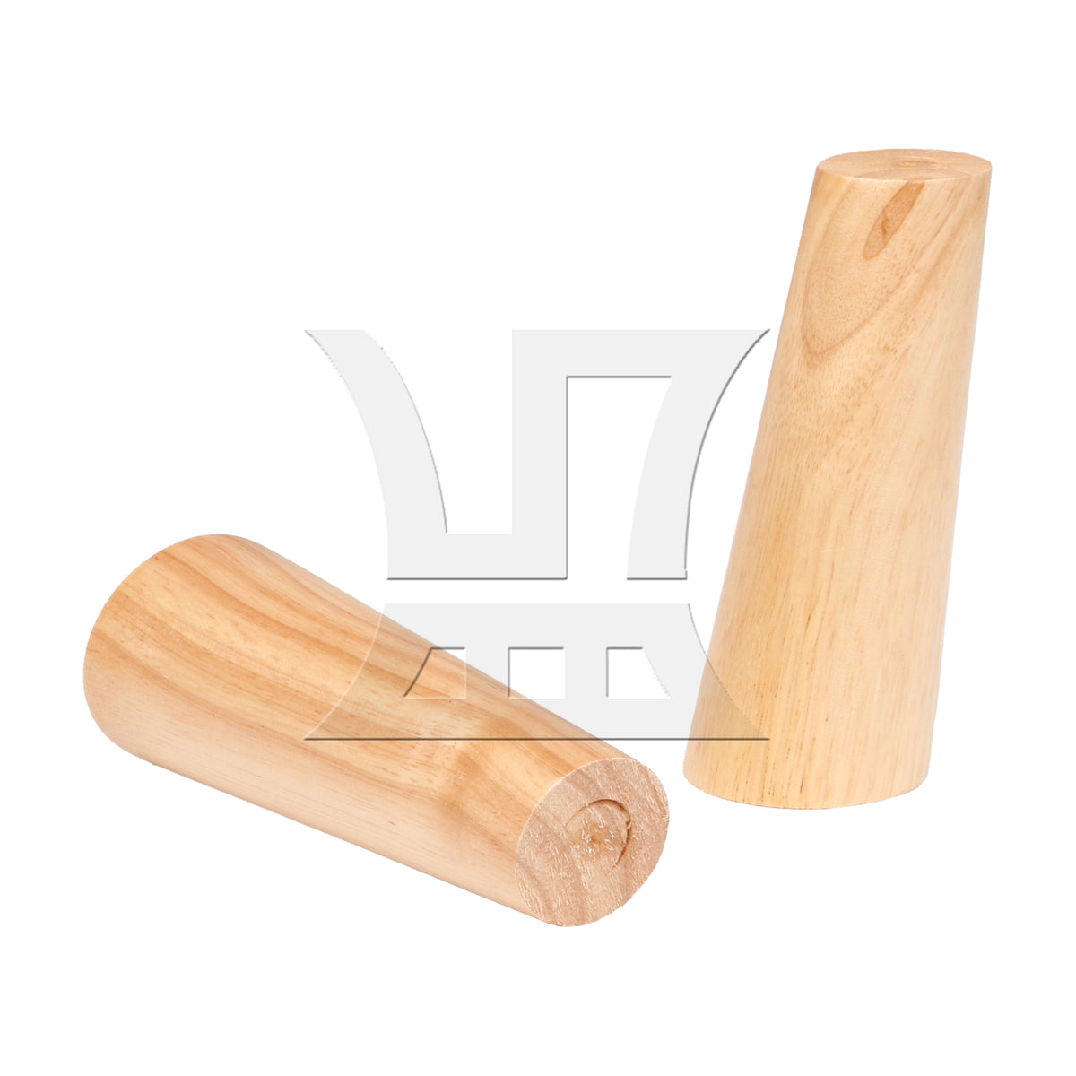 BQLZR 4 Pieces Wooden Furniture Leg Bed Table Feet for Home Sofa 150mm Wood Color