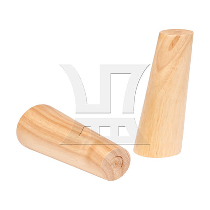 BQLZR 4 Pieces Wooden Furniture Leg Bed Table Feet for Home Sofa 150mm Wood Color