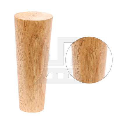BQLZR 4Pieces 5.9x2.28Inch Wooden Furniture Legs for Sofa Chairs w/ Mounting Plate