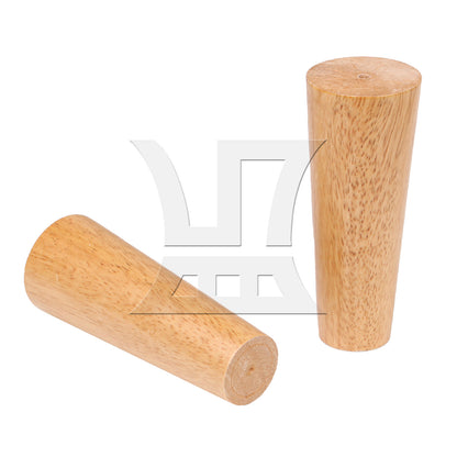 BQLZR 4Pieces 5.9x2.28Inch Wooden Furniture Legs for Sofa Chairs w/ Mounting Plate