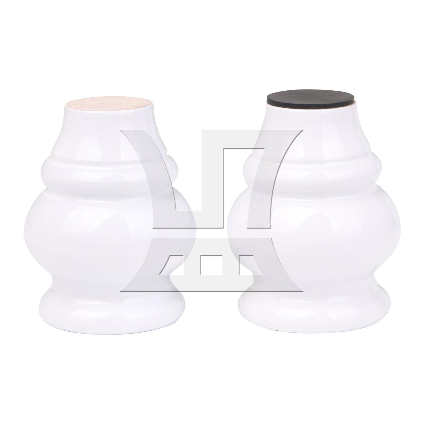 BQLZR  90x65x40mm White Wooden Gourd-shaped Home Furniture TV Cabinet Sofa Legs