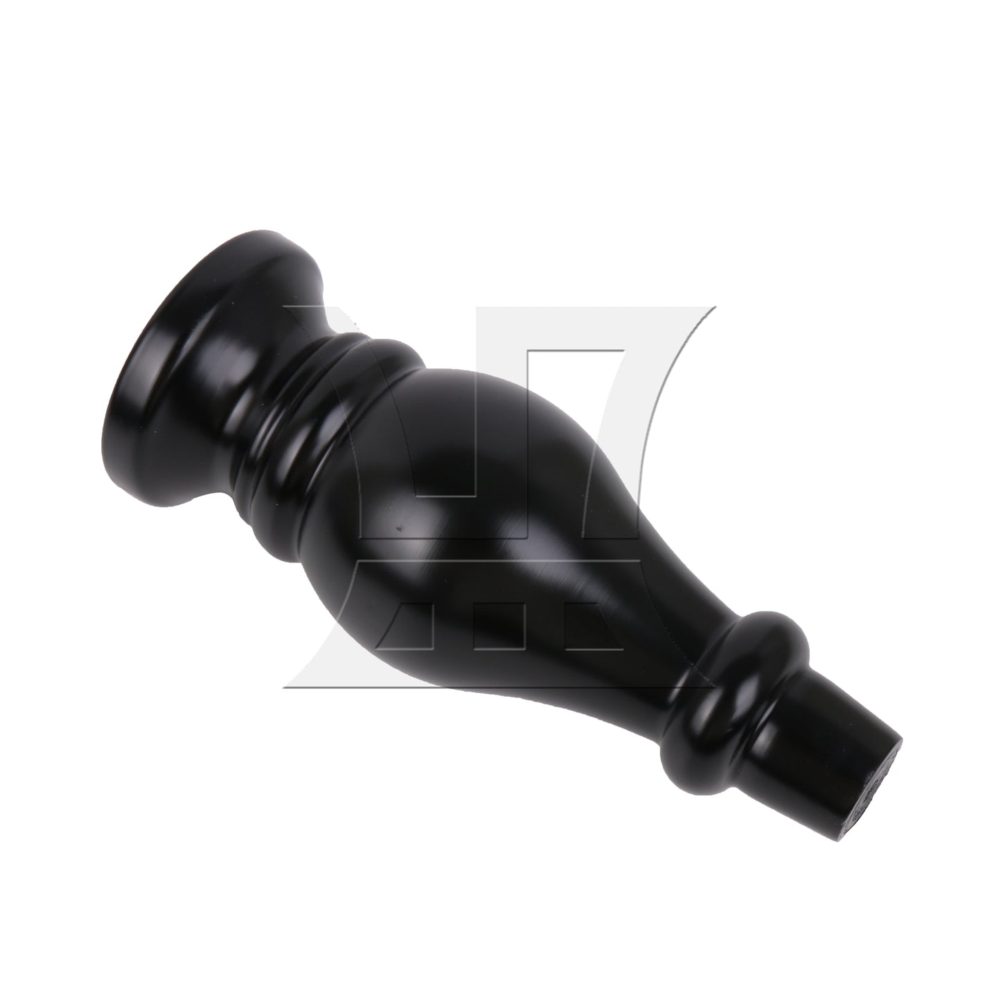BQLZR  Black Wood Gourd-shaped Furniture TV Cabinet Sofa Legs 18x6.5x2.5cm