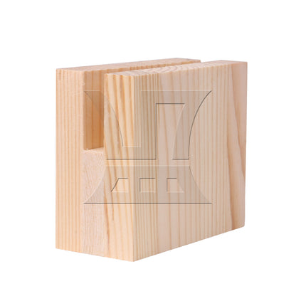 BQLZR 1.2x10CM Groove Wood Furniture Lifter Bed Sofa Table Risers Add 5cm