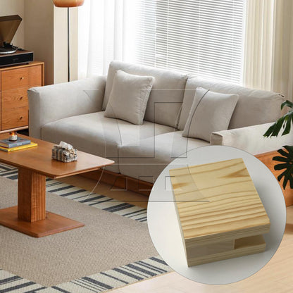 BQLZR  Groove Wood Furniture Lifter Bed Sofa Table Risers Add 5cm