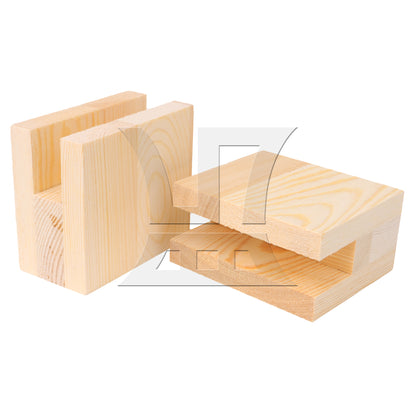 BQLZR  Groove Wood Furniture Lifter Bed Sofa Table Risers Add 5cm