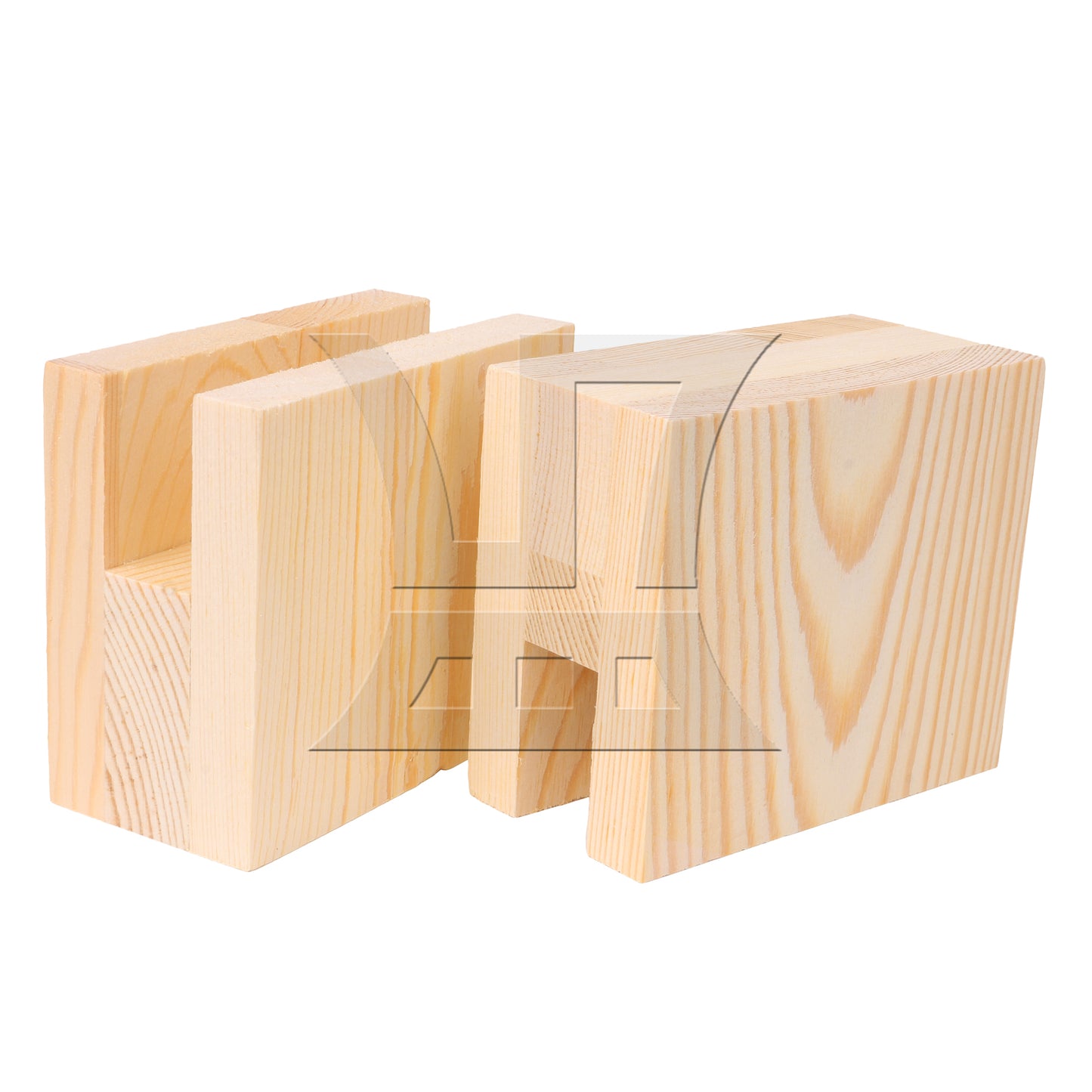 BQLZR  Groove Wood Furniture Lifter Bed Sofa Table Risers Add 5cm
