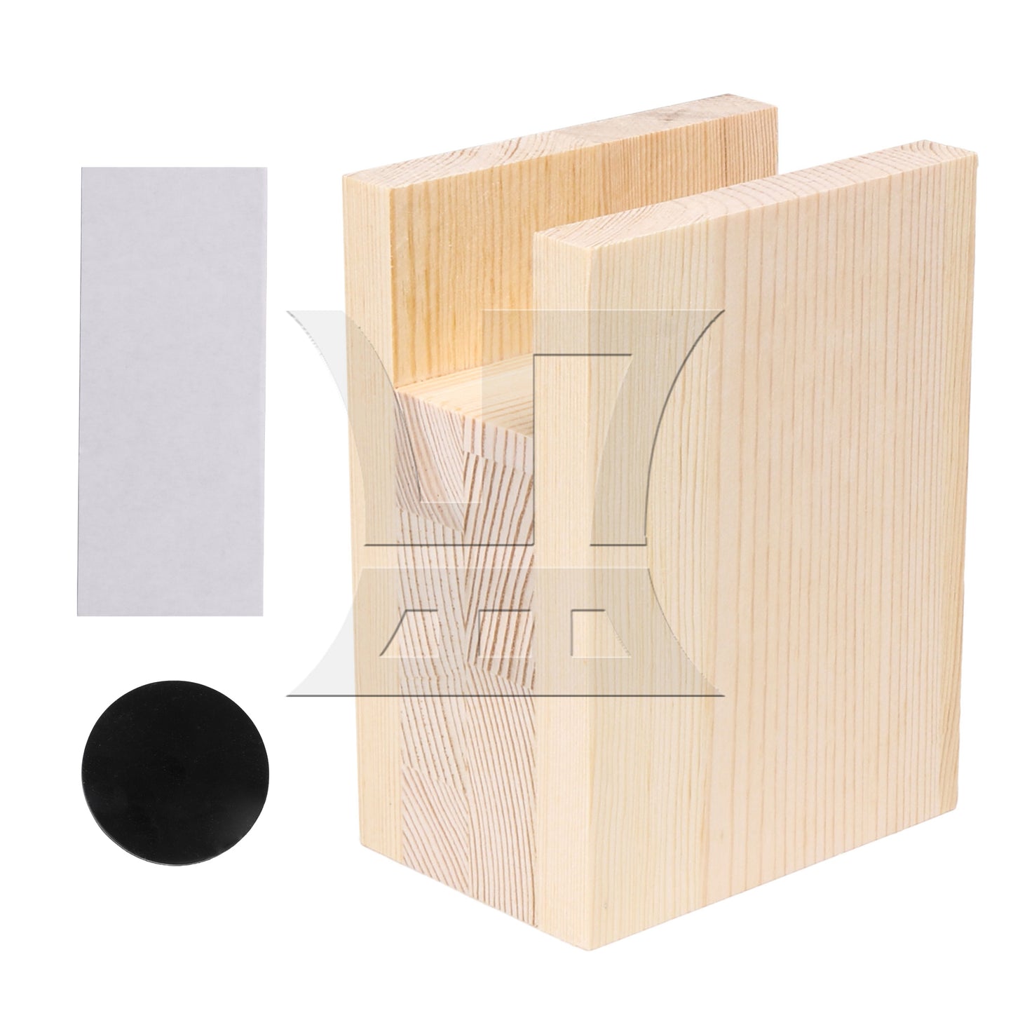 BQLZR 4cm Groove Wood Cube Furniture Lifter Bed Sofa Table Riser Height 5cm