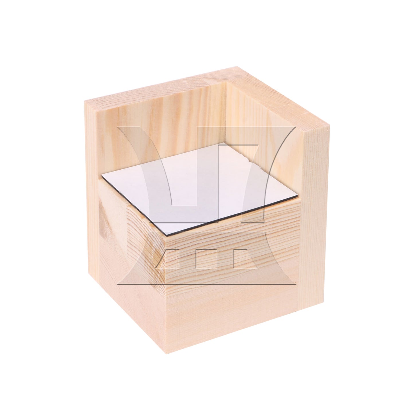 BQLZR 6x6CM Slot L-shaped Wood Furniture Lifter Bed Sofa Table Riser Add 5cm BQLZR