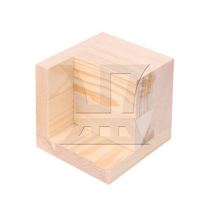 BQLZR 6x6CM Slot L-shaped Wood Furniture Lifter Bed Sofa Table Riser Add 5cm BQLZR