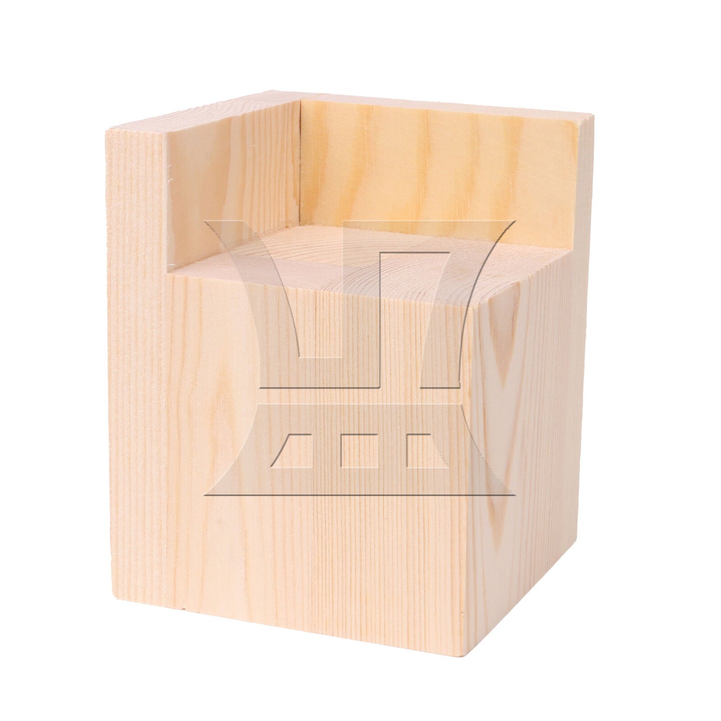 BQLZR 7x7CM Slot L-shaped Wood Furniture Lifter Bed Sofa Table Riser Add 8cm BQLZR