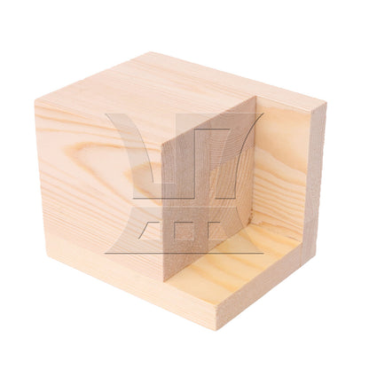 BQLZR 7x7CM Slot L-shaped Wood Furniture Lifter Bed Sofa Table Riser Add 8cm BQLZR