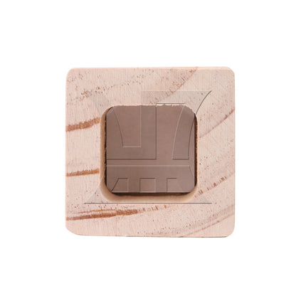 BQLZR  Closed Square Hole Wood Furniture Lifter Bed Table Riser Add 5cm