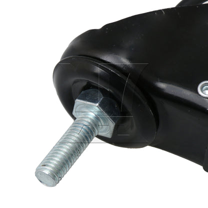 BQLZR 1.5" Plate Swivel Caster Wheels Brake M8 Thread Stem for Rack Shelf