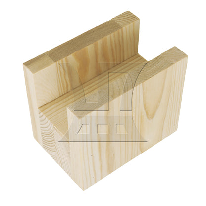 BQLZR 4cm Groove Wood Cube Furniture Lifter Bed Sofa Table Riser Heighten 5cm