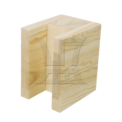 BQLZR 4cm Groove Wood Cube Furniture Lifter Bed Sofa Table Riser Heighten 5cm