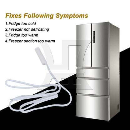 BQLZR Refrigerator Temperature Sensor Replacement for WR55X10026 White