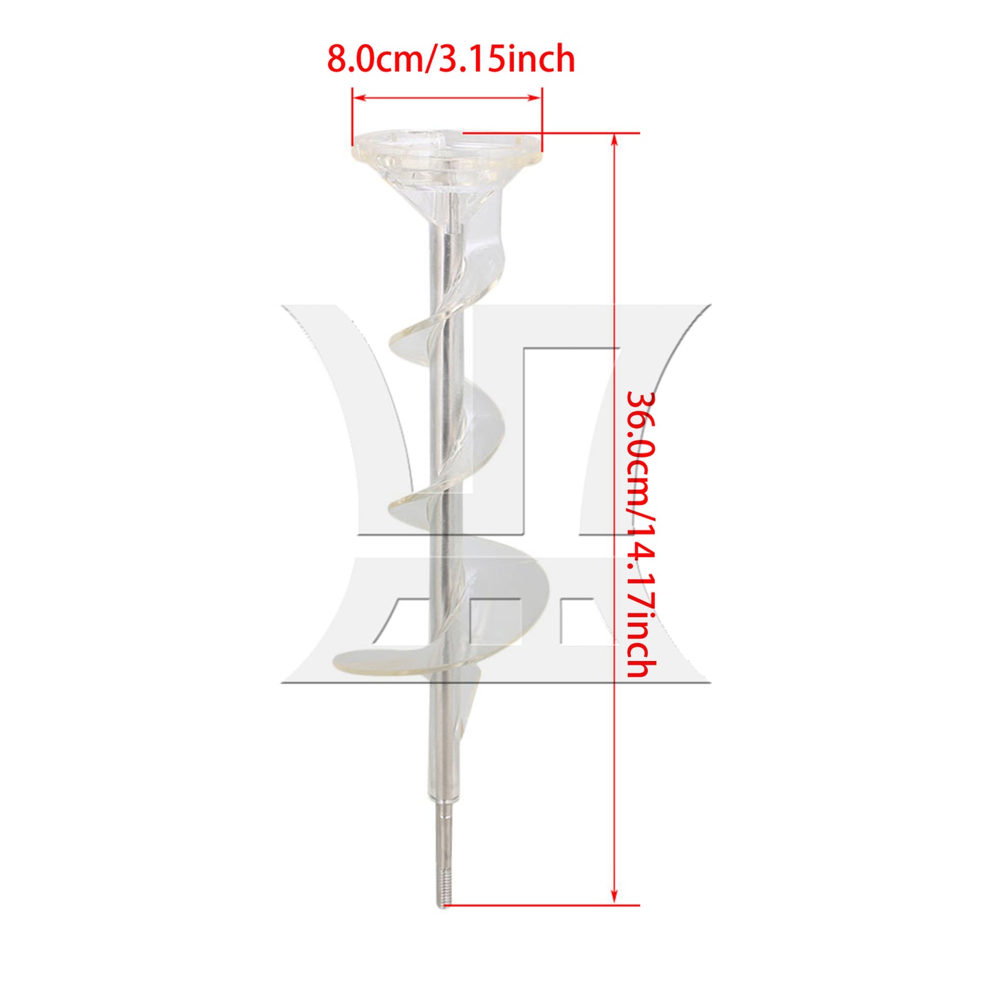 BQLZR Freezer Ice Bucket Auger Dispenser Replacement for WR17X11705 Refrigerator