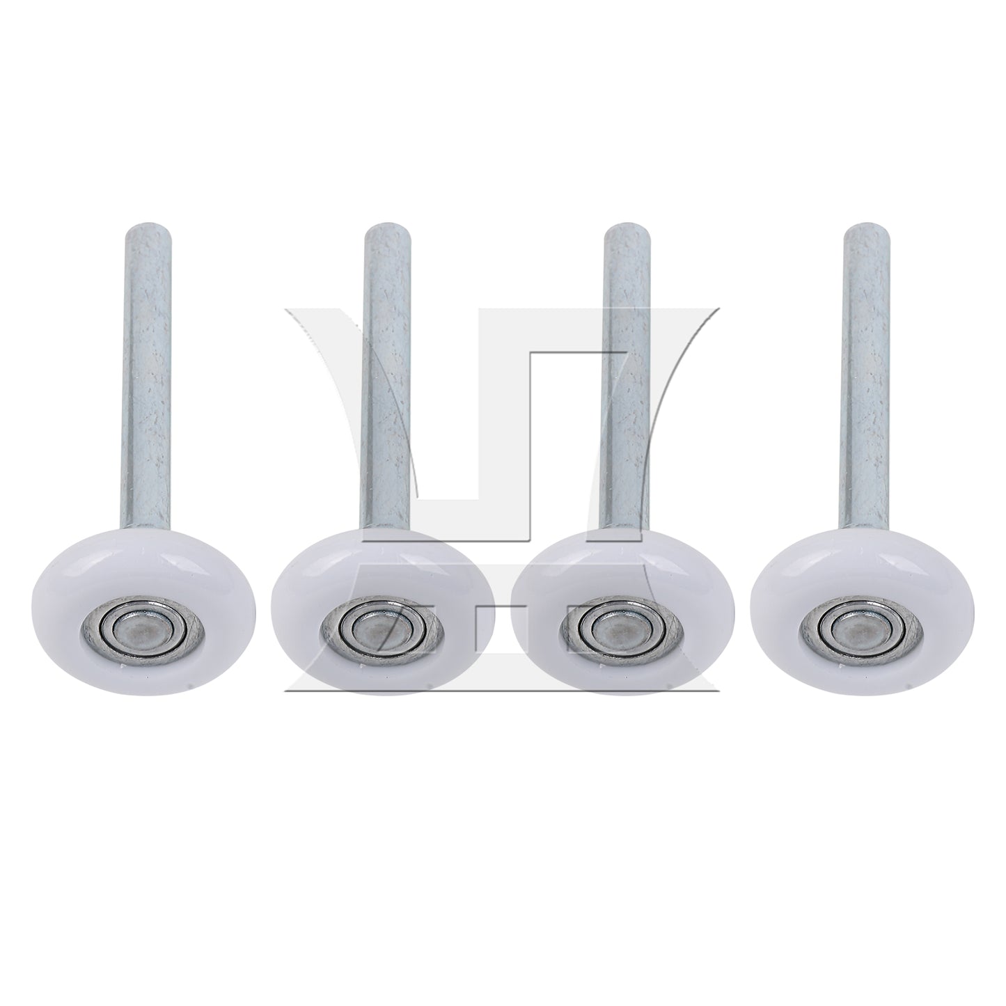 BQLZR  4.53" Heavy Duty Nylon Garage Door Roller Ball Sealed Bearing Beige