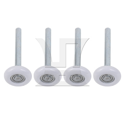 BQLZR  4.53" Heavy Duty Nylon Garage Door Roller Ball Sealed Bearing Beige