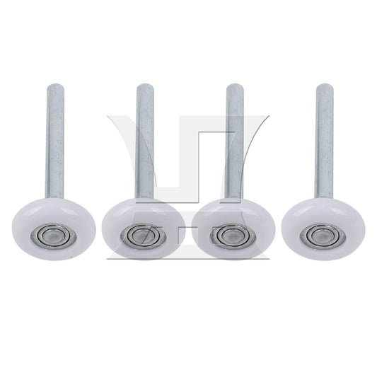 BQLZR  4.53" Heavy Duty Nylon Garage Door Roller Ball Sealed Bearing Beige