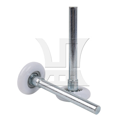 BQLZR  4.53" Heavy Duty Nylon Garage Door Roller Ball Sealed Bearing Beige