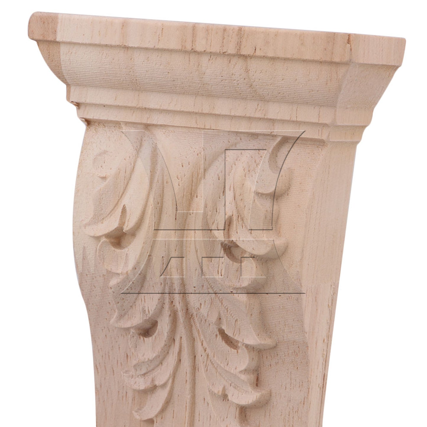 BQLZR Wood Carved Corner Onlay Furniture Door Decal 16x8x2.8cm BQLZR