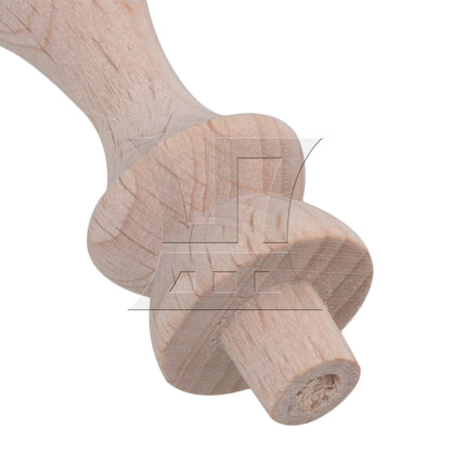 BQLZR 20x BQLZR Beech Unfinished Wood Craft Spindles for Furniture Decoration H-83