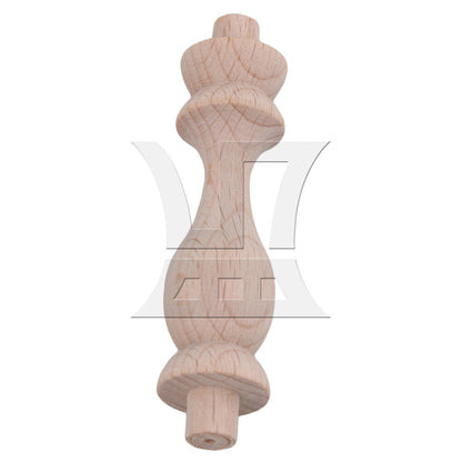 BQLZR 20x BQLZR Beech Unfinished Wood Craft Spindles for Furniture Decoration H-83
