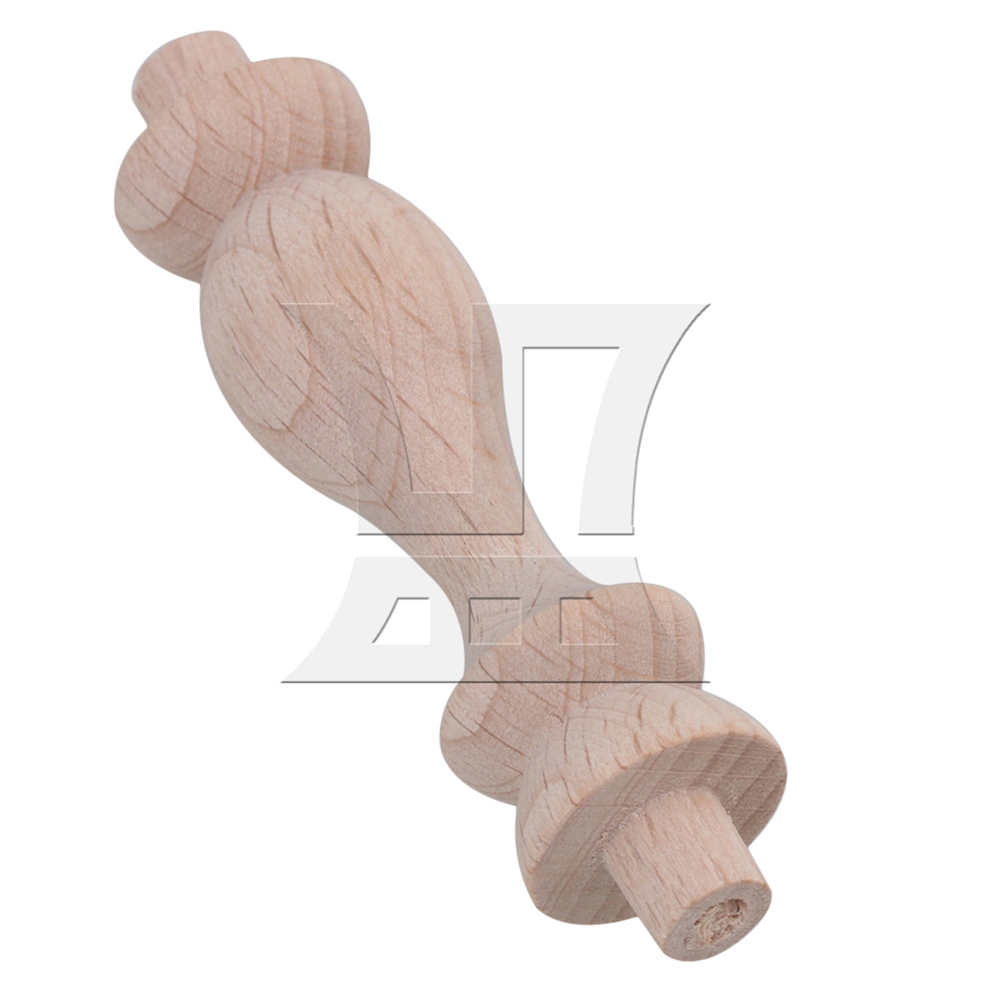 BQLZR 20x BQLZR Beech Unfinished Wood Craft Spindles for Furniture Decoration H-83