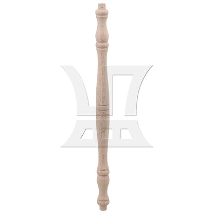 BQLZR 4 x Vintage Style Unfinished Wood Natural Cutout Wooden Spindle 27.5cm